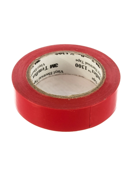 Универсальная изоляционная лента 3М Temflex 1300 красная 15мм х 10м х 0,13мм 7000062610