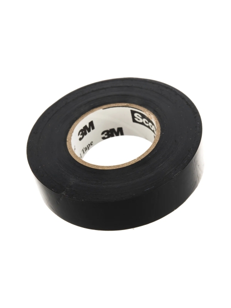 Изолента ПВХ, черная, рулон 19 мм х 20 м х 0,18 мм