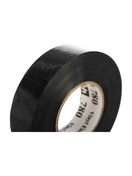 Изолента ПВХ, черная, рулон 19 мм х 20 м х 0,18 мм
