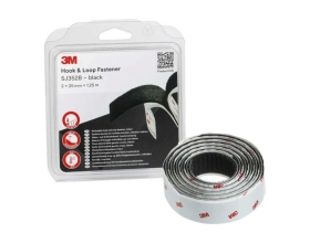 Самоклеящаяся застёжка-липучка 3М SJ352B черная 25мм х 1,25м 7100123266
