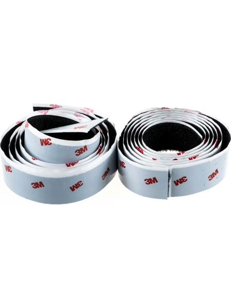 Самоклеящаяся застёжка-липучка 3М SJ352B черная 25мм х 1,25м 7100123266