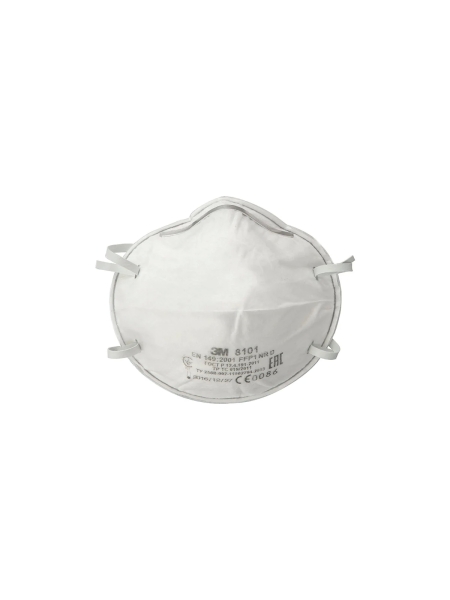 Полумаска-фильтр для защиты от аэрозолей 8101-3 3М 3 шт. 7100055840