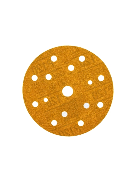Круг абразивный 255P+ Hookit (150 мм; 15 отв; Р120; золотой) 3М 50445 7000034324