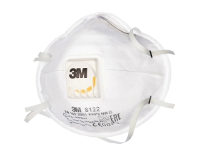 Противоаэрозольная фильтрующая полумаска 3М 8122, класс защиты FFP2 NR D, 10шт/уп. 7100050788