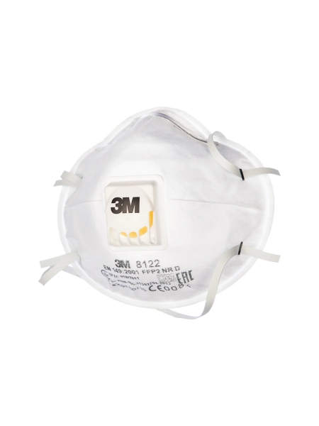 Противоаэрозольная фильтрующая полумаска 3М 8122, класс защиты FFP2 NR D, 10шт/уп. 7100050788