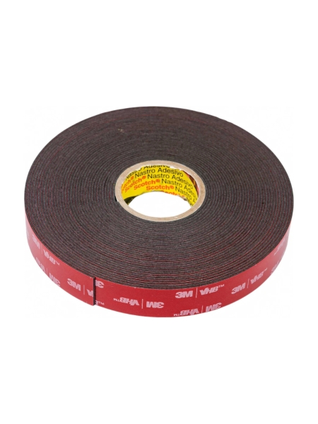 Двусторонняя клейкая лента 3М 19 мм х 11 м, черная 5952F