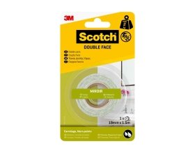 Клейкая монтажная влагостойкая лента для зеркал 3М Scotch 4492-1915FGN, 19мм х 1,5м 7100148202