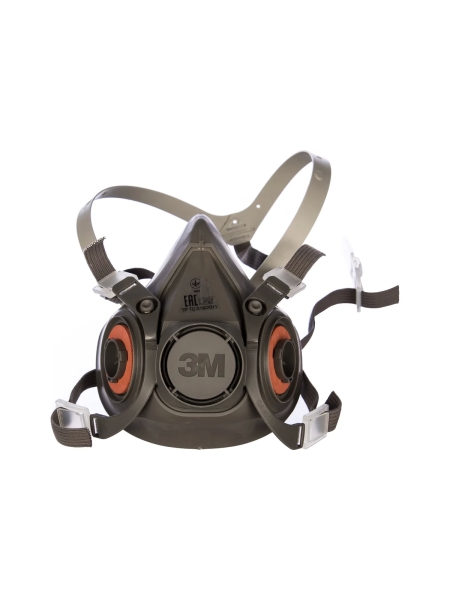Респиратор 6300 полумаска под сменные патроны с байонетным креплением 3М 7000038222