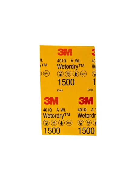 Лист 401Q абразивный (микротонкий, 1500А, 138х230 мм) 3М 02048 7100050365