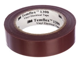 Универсальная изоляционная лента 3М Temflex 1300 коричневая 15мм х 10м х 0,13мм 7000062617