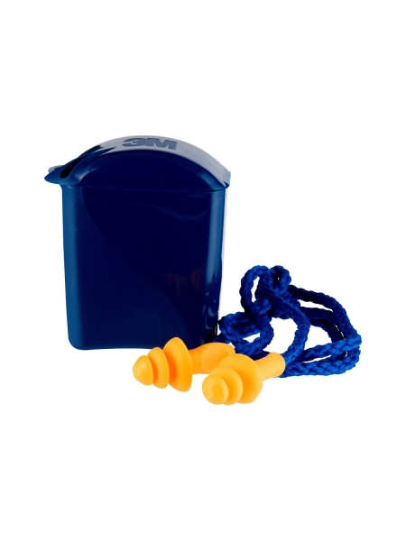 Противошумные многоразовые вкладыши со шнурком 3М, в пластиковом контейнере 7100180079