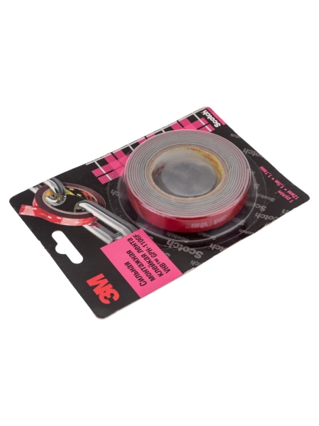 Двусторонняя клейкая лента ЗМ gph 110gf, 12 мм, 1,5 м, 1,1 мм 110GF-12