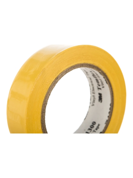 Изолента ПВХ универсальная желтая, рулон 15 мм x 10 м