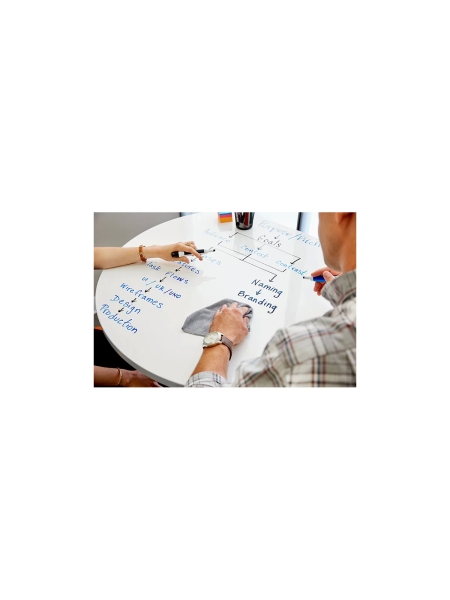 Самоклеющееся маркерное покрытие 3М Post-it DEF4x3, 120x90 см, белое 7100096566