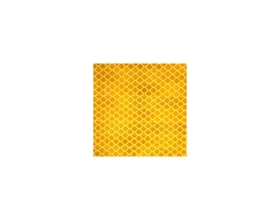 Световозвращающая микропризматическая пленка 3М жёлтая, размер рулона 53,5 мм х 50 м 7100206466