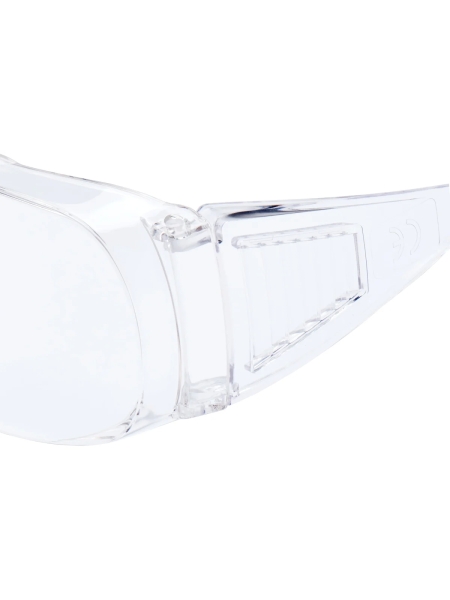 Защитные открытые очки 3М Visitor, для использования с офтальмологическими очками, прозрачные 7100180749