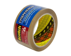 Упаковочная клейкая лента Scotch 3645B Classic ХОТ МЕЛТ, коричневая, 48ммх 50м 7100221229