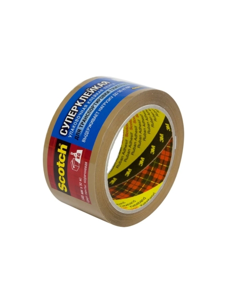 Упаковочная клейкая лента Scotch 3645B Classic ХОТ МЕЛТ, коричневая, 48ммх 50м 7100221229