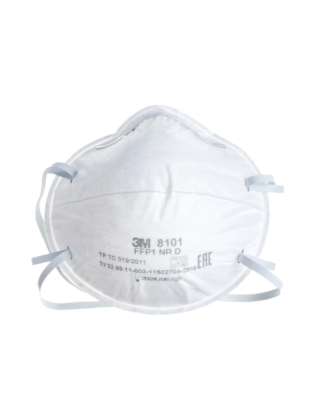 Полумаска-фильтр для защиты от аэрозолей 8101-1 3М 1 шт. 7100055841