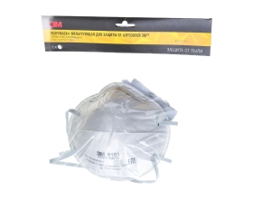Полумаска-фильтр для защиты от аэрозолей 8101-1 3М 1 шт. 7100055841