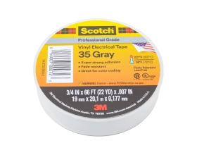 Изоляционная лента высшего класса 3М Scotch 35 серая 19мм х 20м х 0,18мм 7000031674