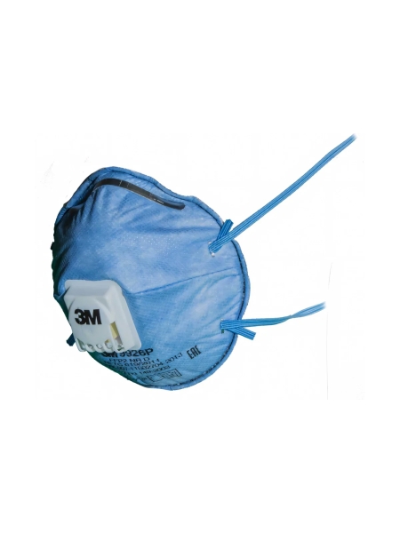 Маска c клапаном 3М 9926P FFP2 NR D, с защитой от кислых газов ниже ПДК 10 шт/уп 7100010170