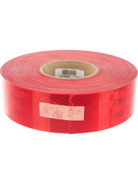 Световозвращающая микропризматическая пленка 3М красная, размер рулона 53,5 мм х 50 м 7100199353