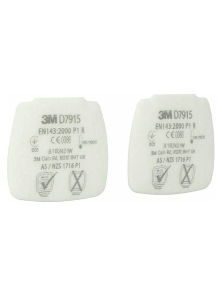 Противоаэрозольный фильтр 3М Secure Click D7915 класс защиты P1R, 4шт 7100197283