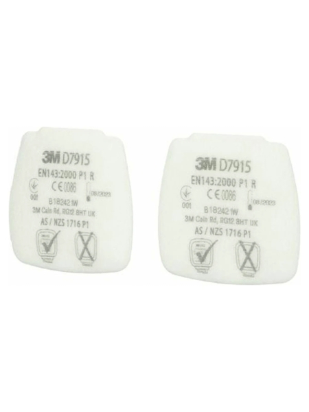 Противоаэрозольный фильтр 3М Secure Click D7915 класс защиты P1R, 4шт 7100197283