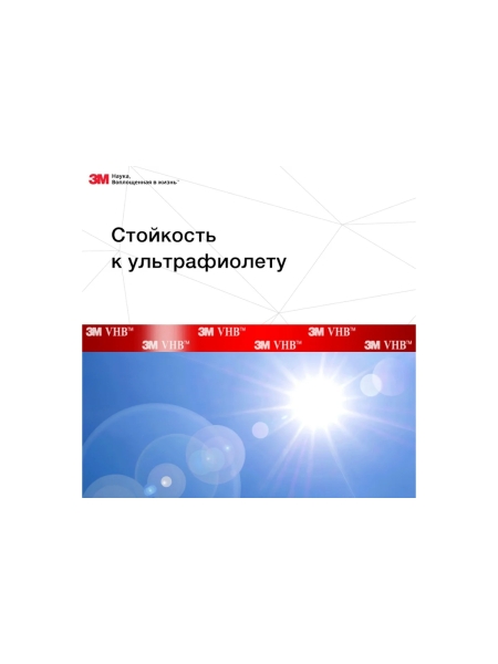 Двусторонняя термостойкая монтажная клейкая лента 3M VHB GPH 110 12 мм х 2 м 4607166909114