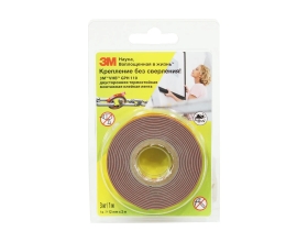 Двусторонняя термостойкая монтажная клейкая лента 3M VHB GPH 110 12 мм х 2 м 4607166909114