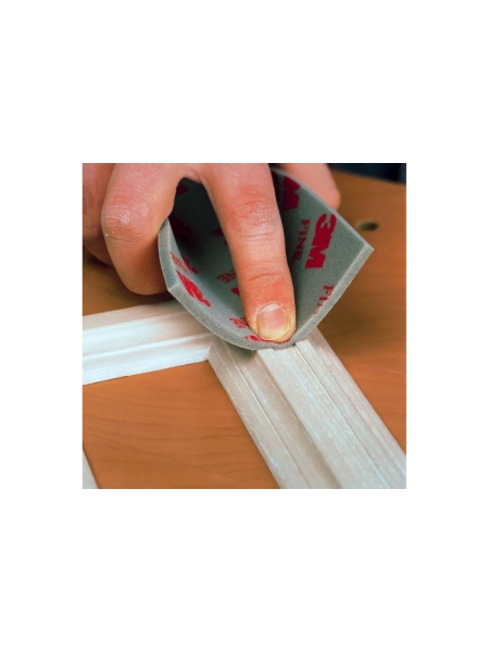 Губка абразивная тонкая, 115х140 мм, 100 шт 3М 03809 7000043358