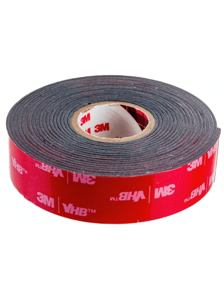 Монтажная универсальная лента 3M VHB, сверхсильная, черная, 19 мм х 3 м 4687202280858