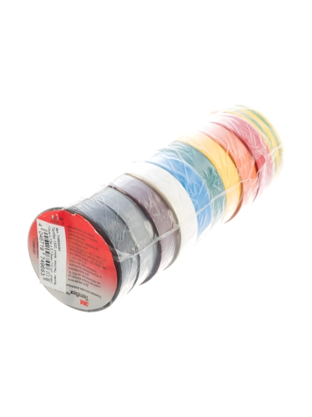 Набор универсальной изоляционной ленты 3М Temflex 1300 15мм х 10м х 0,13мм 10 шт 7100024351