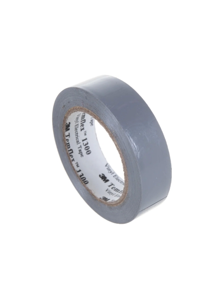 Изолента ПВХ универсальная серая, рулон 15 мм x 10 м