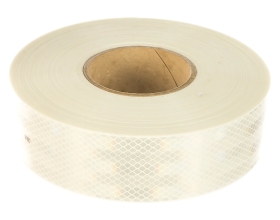 Световозвращающая микропризматическая пленка 3М белая, размер рулона 55 мм х 50 м 7100213255