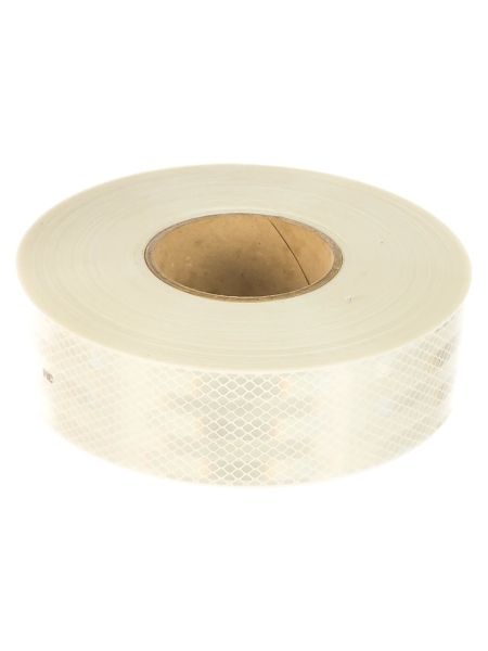 Световозвращающая микропризматическая пленка 3М белая, размер рулона 55 мм х 50 м 7100213255