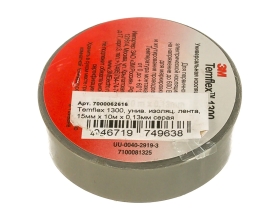 Универсальная изоляционная лента 3М Temflex 1300 серая 15мм х 10м х 0,13мм 7000062616