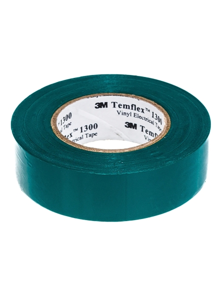 Изолента ПВХ универсальная зелёная, рулон 19 мм x 20 м