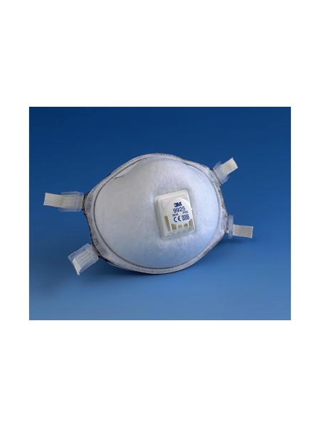 Фильтрующая полумаска 3М 9925, класс защиты FFP2 NR D, 10шт/уп. 7000030030