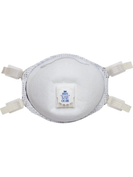 Фильтрующая полумаска 3М 9925, класс защиты FFP2 NR D, 10шт/уп. 7000030030
