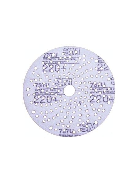 Круг абразивный c мультипылеотводом Cubitron II Hookit 737U (150 мм; 220+) 3М 51423 7100090177