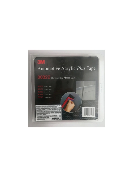 Пеноакриловая двусторонняя клейкая лента 3М 80322 PT1100 A+, 19 мм х 20 м 7100057968