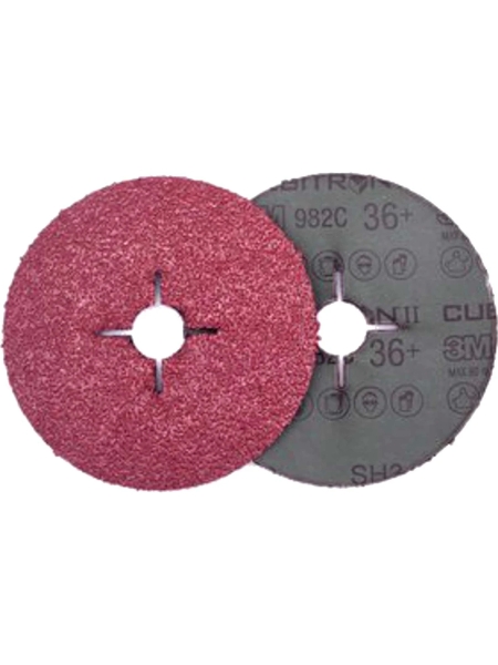 Круги фибровые шлифовальные 3шт, 982С Cubitron – II (125х22 мм; 36+) 3М 7000028191