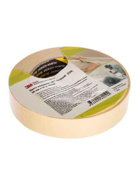 Малярная стандартная лента 3М Scotch 2328 06309 80С 24 мм x 50 м 7100136825