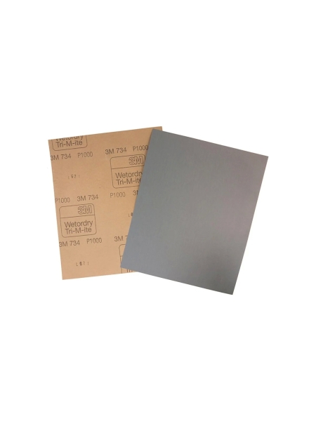 Бумага абразивная, водостойкая 734 (25 шт.; 230х280 мм; Р240) 01979 3М 7000034142