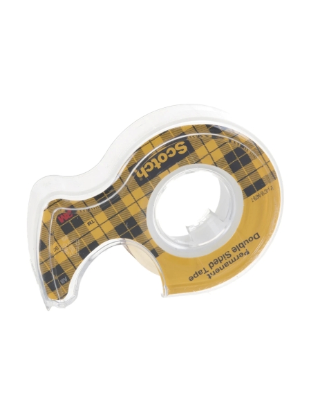 Двусторонняя клейкая лента на мини-диспенсере 3М Scotch 136D, 12ммх6 7100093103