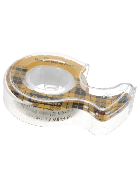 Двусторонняя клейкая лента на мини-диспенсере 3М Scotch 136D, 12ммх6 7100093103