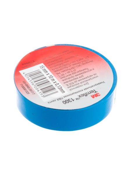 Изолента ПВХ универсальная синяя, рулон 15 мм x 10 м