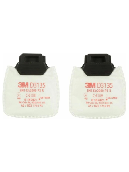 Противоаэрозольный фильтр 3М Secure Click D3135, класс защиты P3R, 2 шт 7100197284